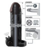 Fantasy X- Tensions - Extension Vibrant Real Feel 2 Noir